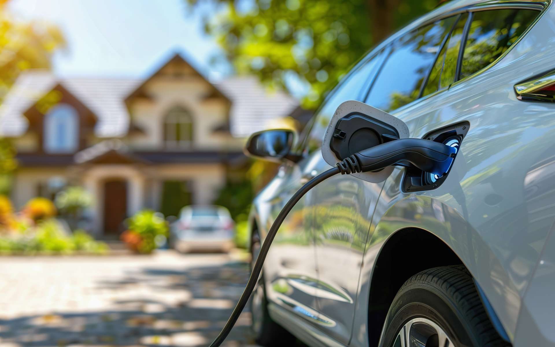 Level 2 EV charger installed at a Thornhill home